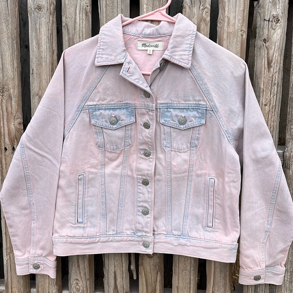 Madewell The Raglan Oversized Jean Jacket size XS
